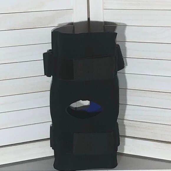 NWOT ProCare Reddie Hinged Knee Brace Support Open Patella Adjustable Black XXL - Picture 5 of 10
